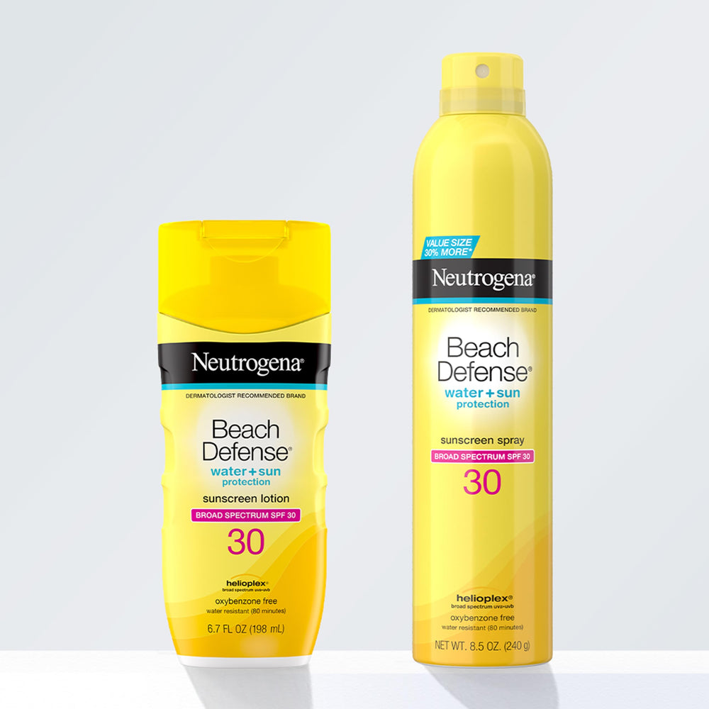 Neutrogena Beach Defense apto para uso en niños y familias