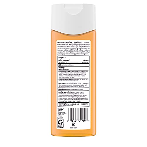 Neutrogena Body Clear glycerin label emphasizes skin-nourishing hydration while cleansing.