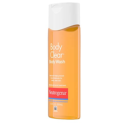 Neutrogena Body Clear lather close-up showcases foamy, refreshing cleansing.
