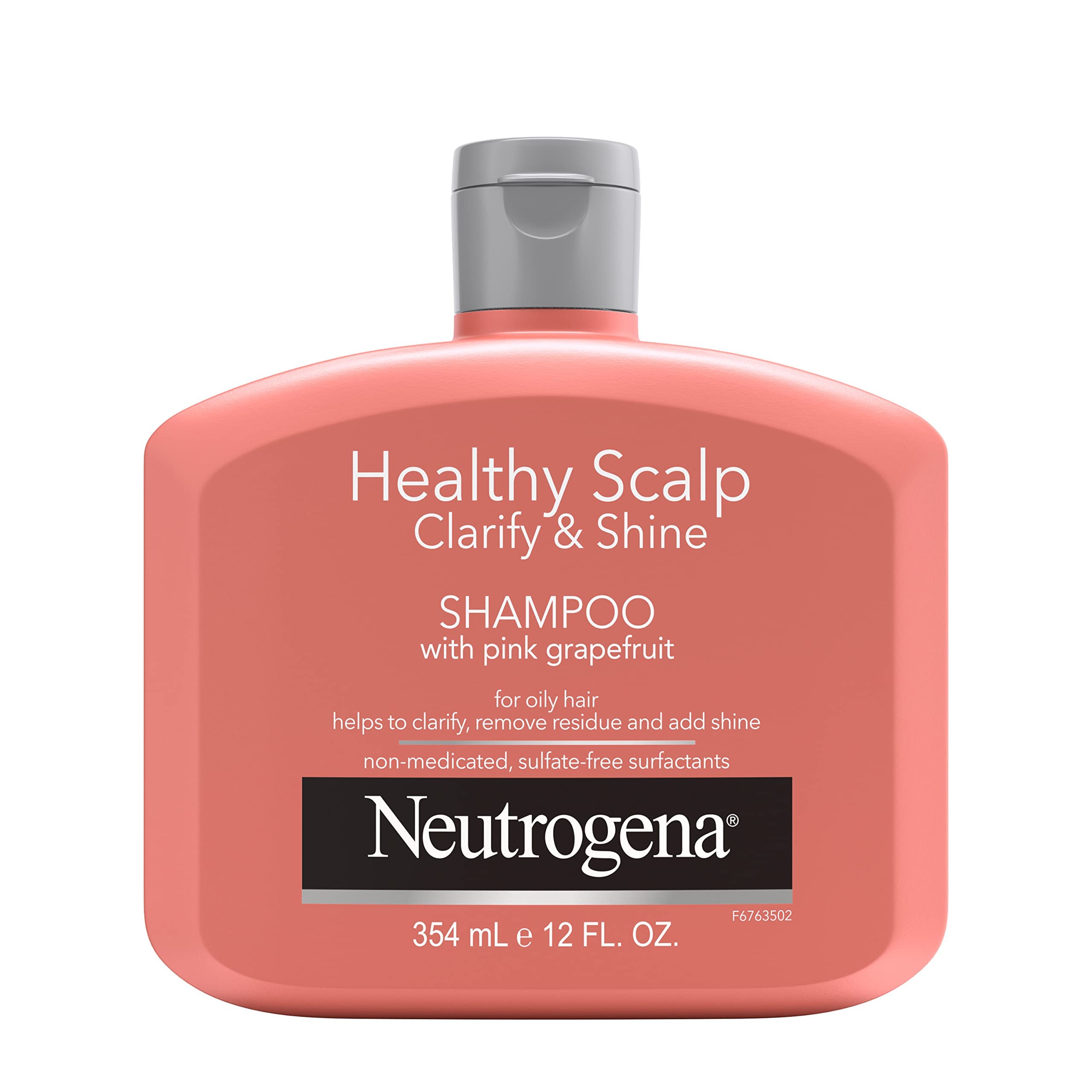 Neutrogena exfoliante para cuero cabelludo, botella visible, limpieza profunda