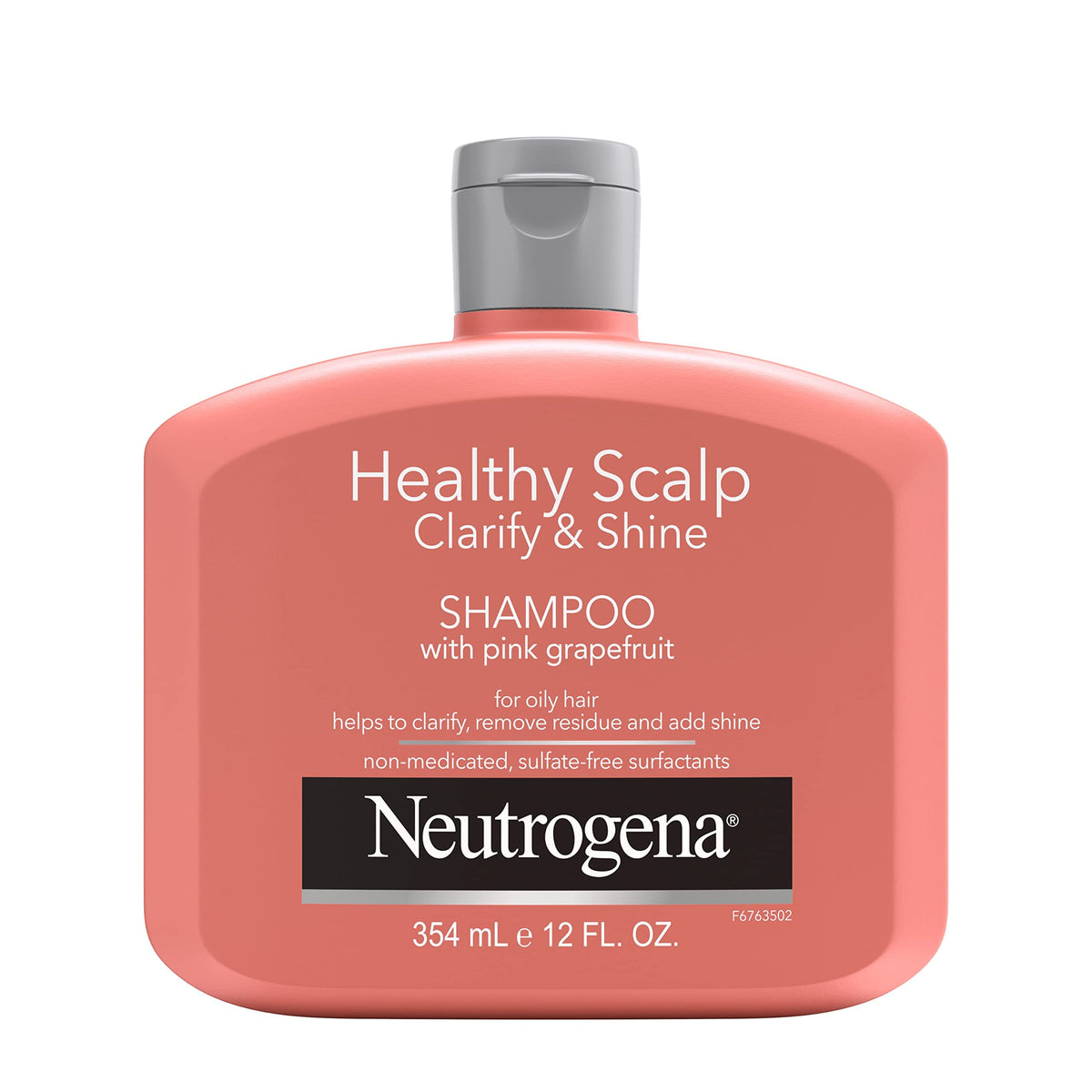 Neutrogena exfoliante para cuero cabelludo, botella visible, limpieza profunda