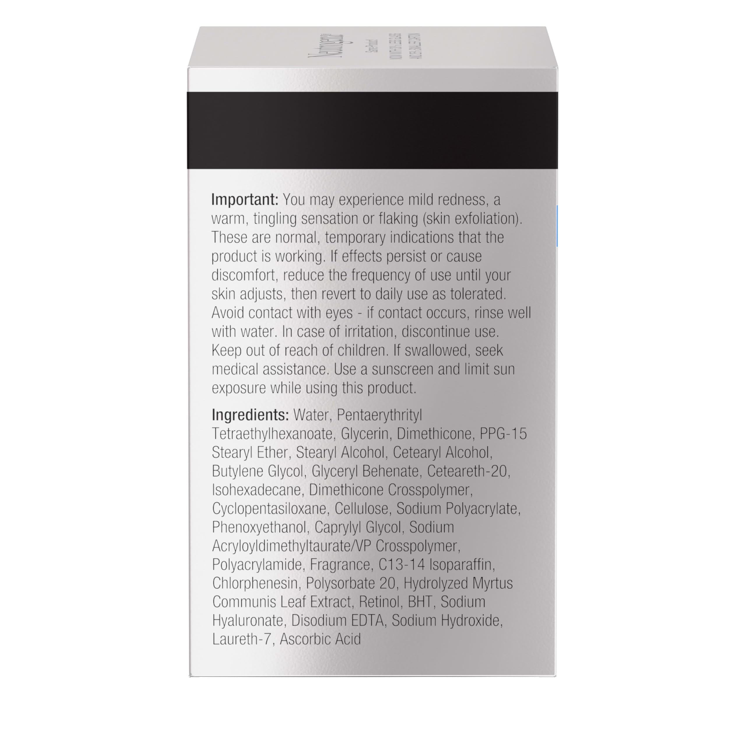 Daily-use Neutrogena bottle with pump packaging.