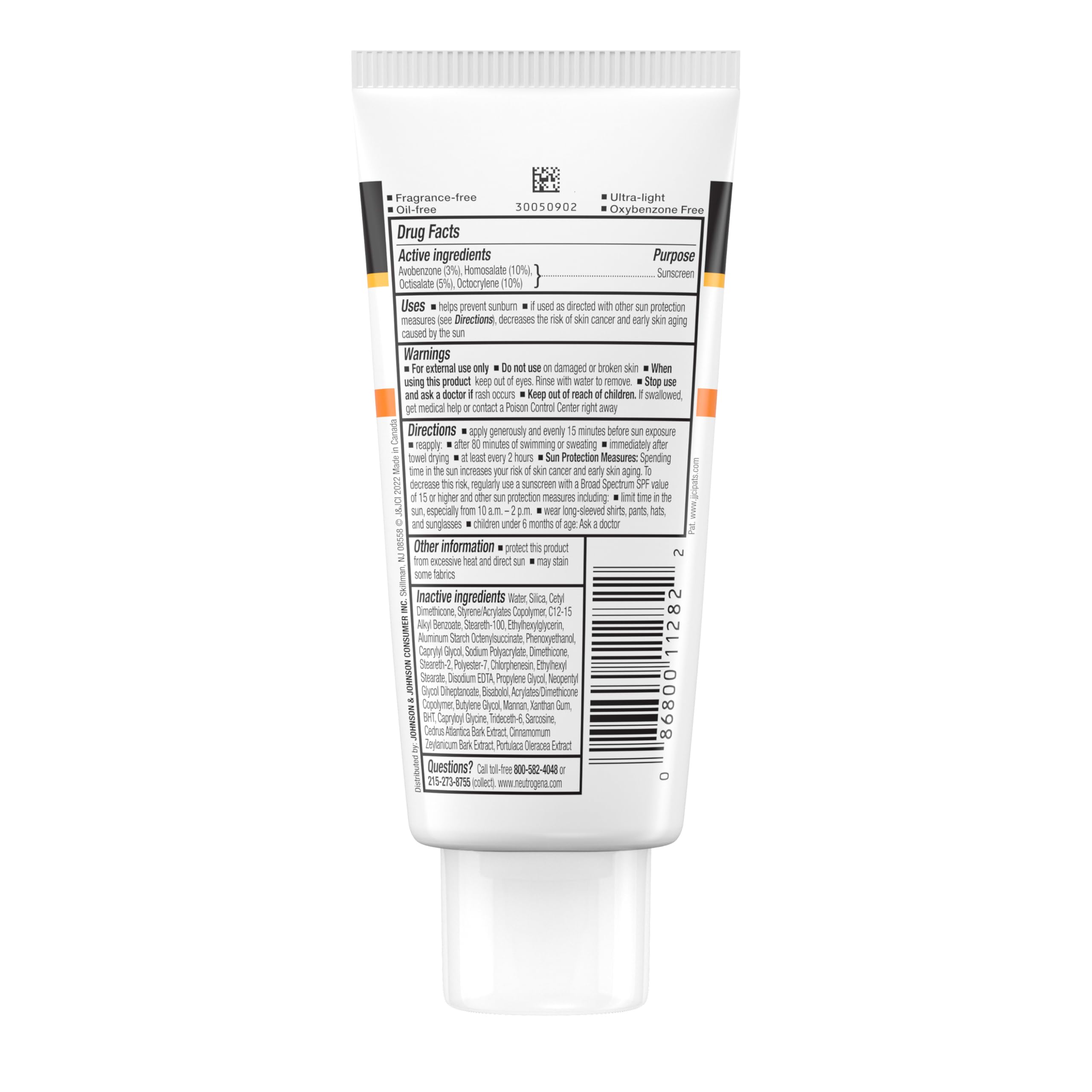 Protector solar SPF 50 adecuado para uso diario y piel grasa.