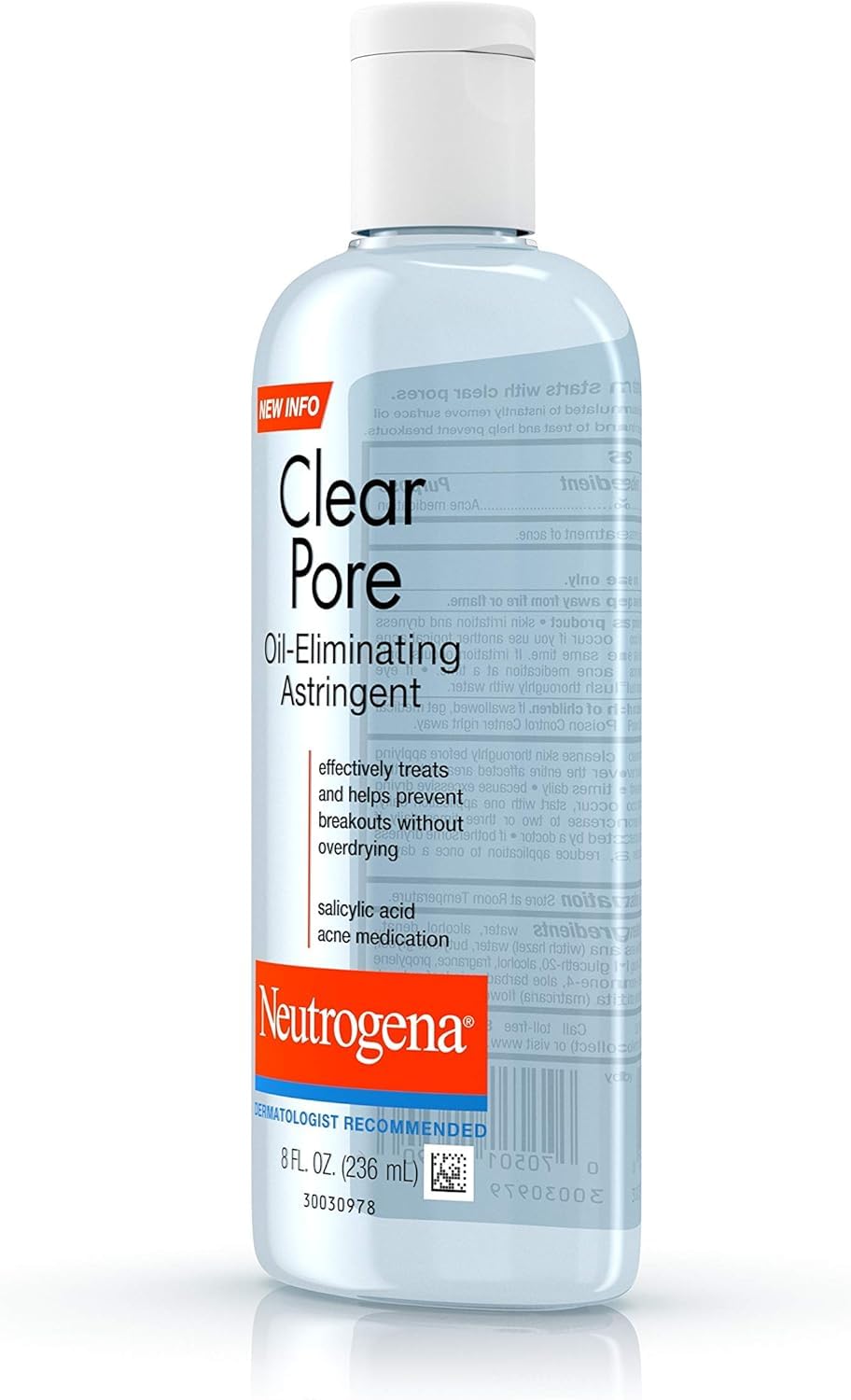 Neutrogena Clear Pore on bathroom shelf ready for skincare.
