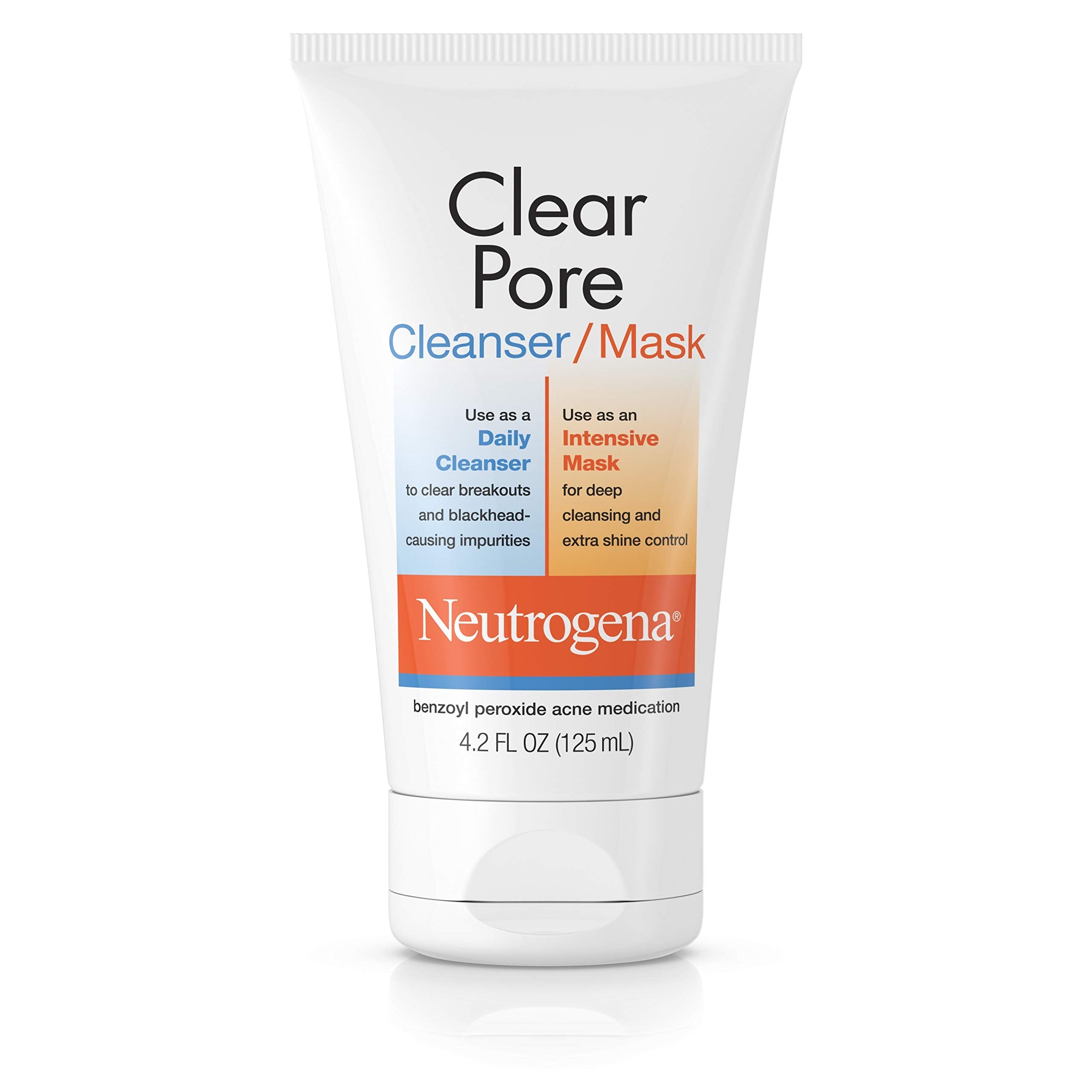Neutrogena Clear Pore: botella con fórmula para piel propensa al acné.