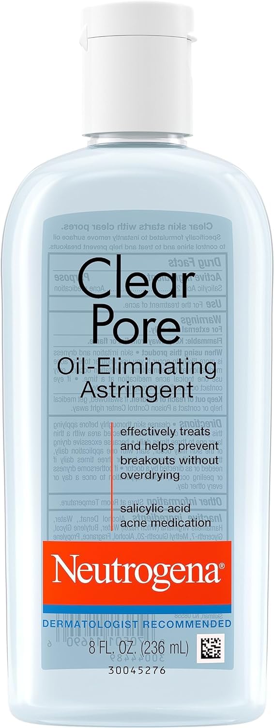 Neutrogena Clear Pore bottle front for oil-control formula.