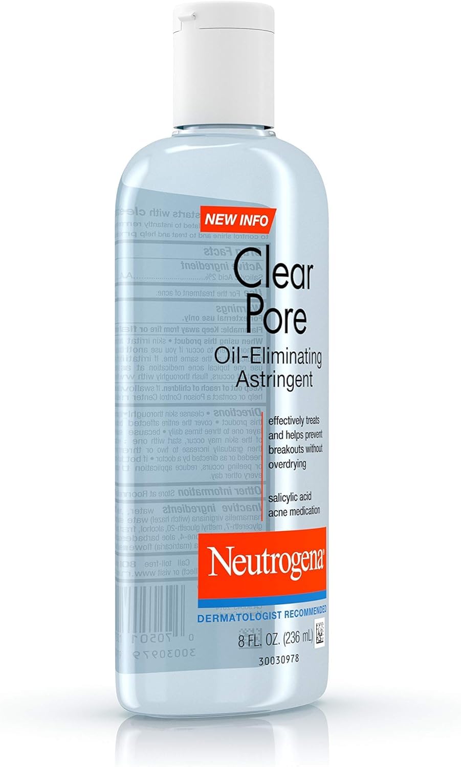 Neutrogena Clear Pore daily-use routine for morning, afternoon, night.