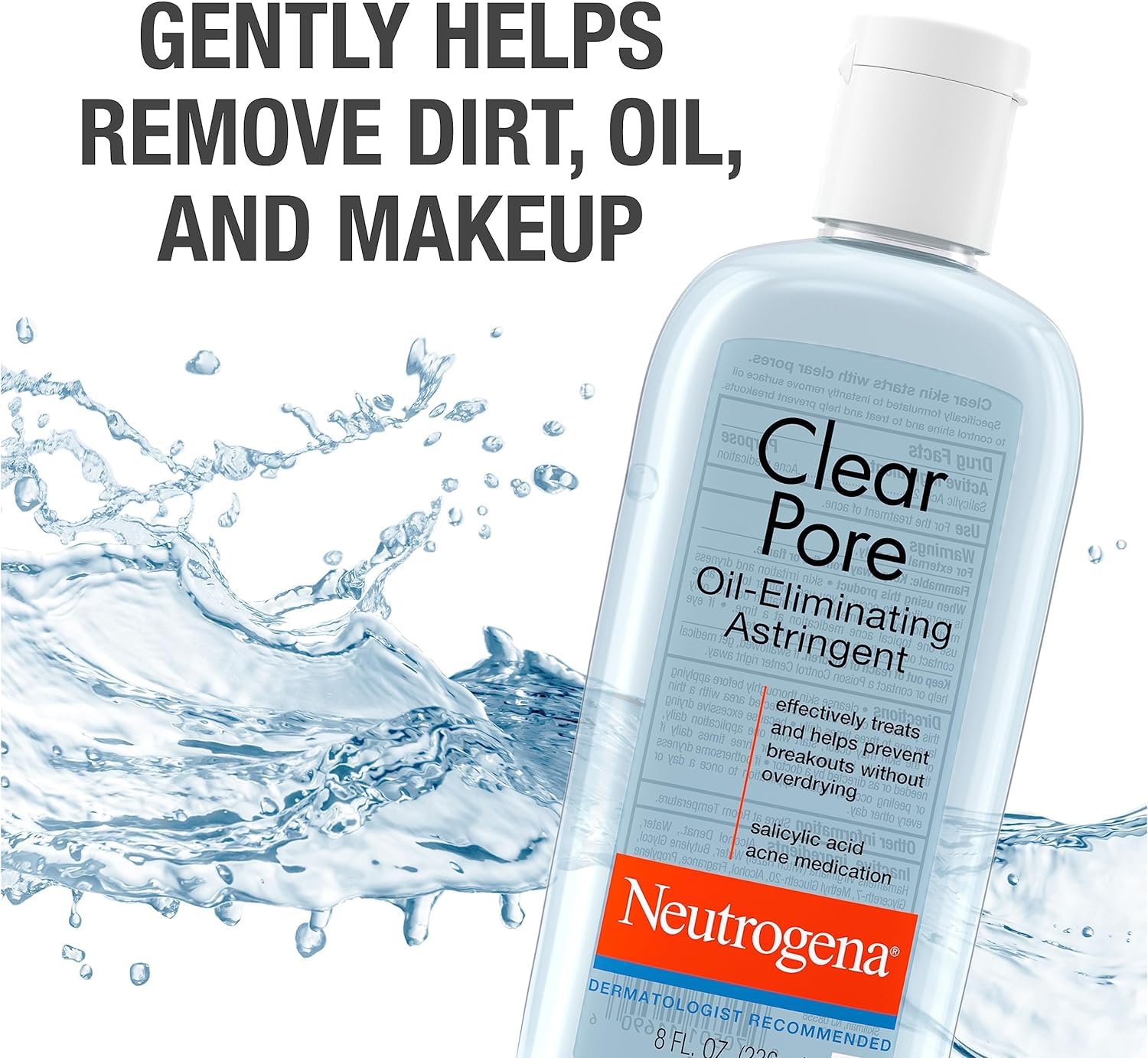 Neutrogena Clear Pore close-up shows deep cleansing action.
