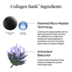 Close-up of Neutrogena Collagen Bank micro-peptide technology detail