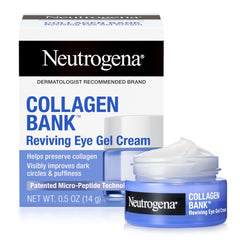 Neutrogena Collagen Bank Reviving Eye Cream, bote: crema suave que fortalece colágeno y reduce fatiga
