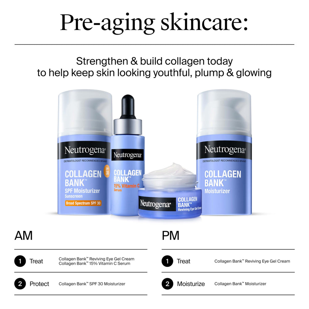 Neutrogena Collagen Bank Reviving Eye Cream, efecto revitalizante para ojos cansados al fin del día