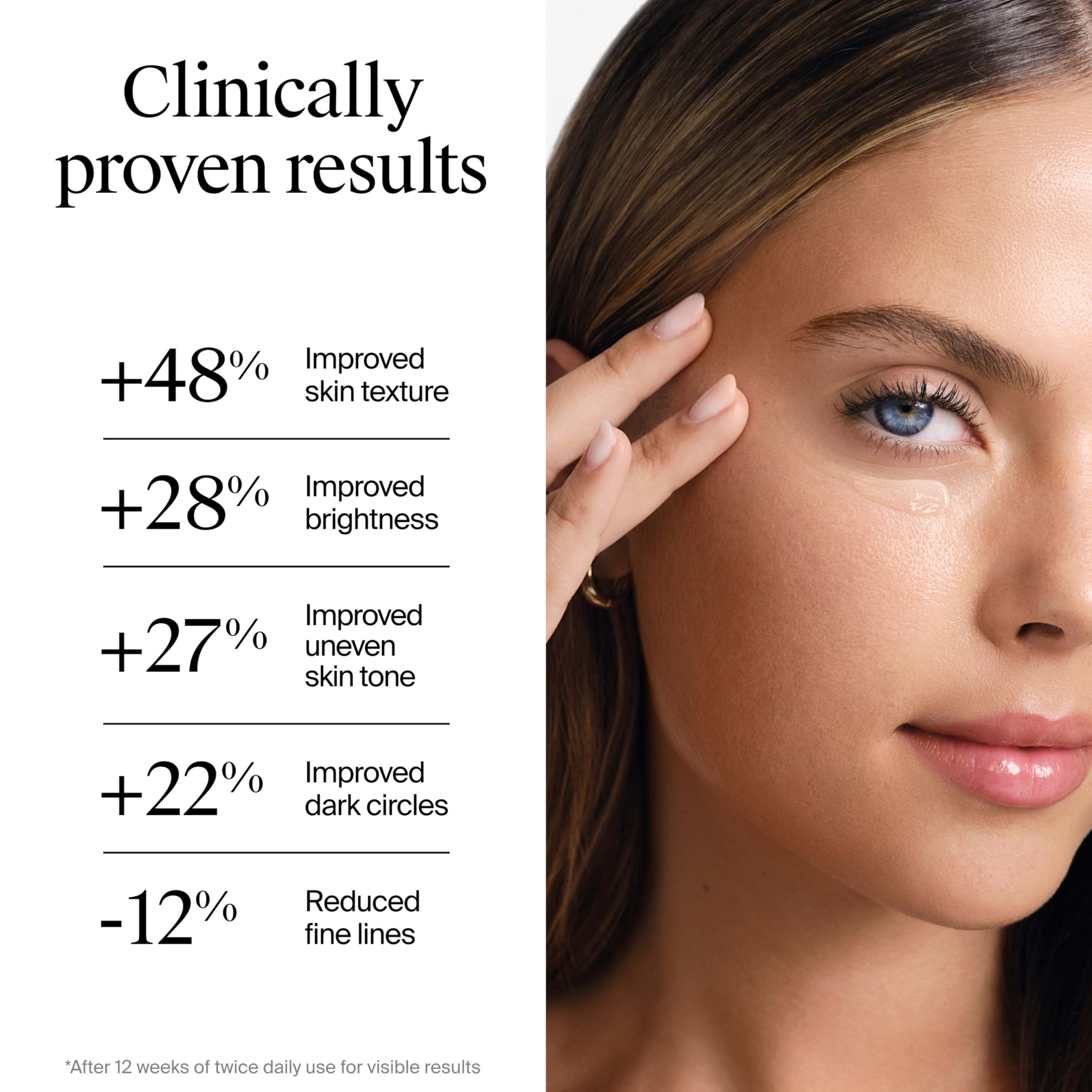 Neutrogena Collagen Bank Reviving Eye Cream, tecnología de micro-péptidos que apoya la elasticidad