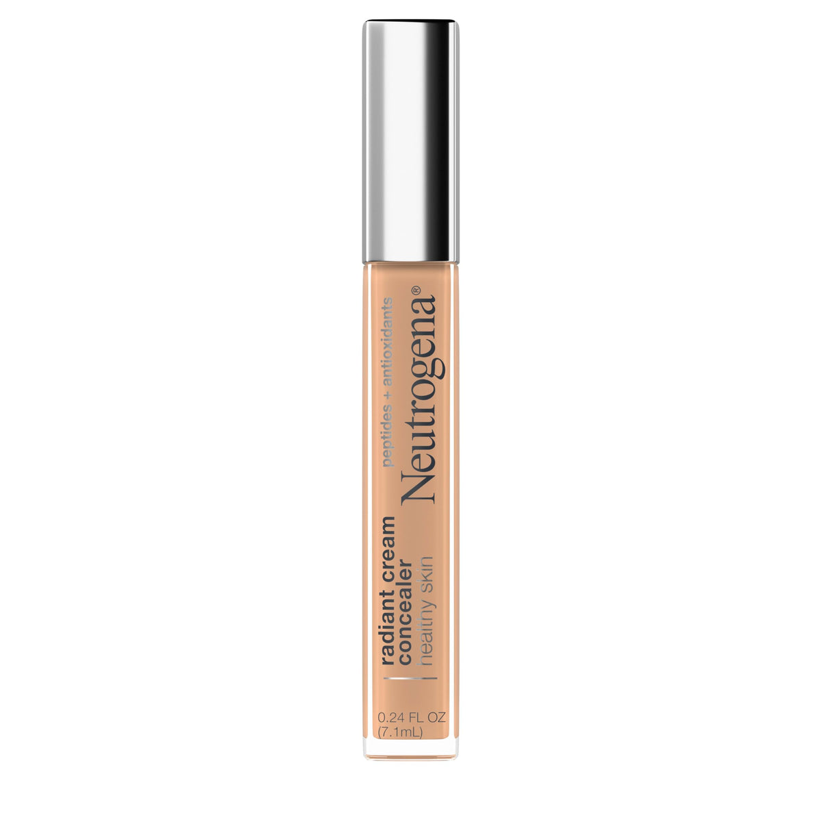 Concealer Neutrogena Cashew Light/Medium 03, swatch para ojeras con brillo natural