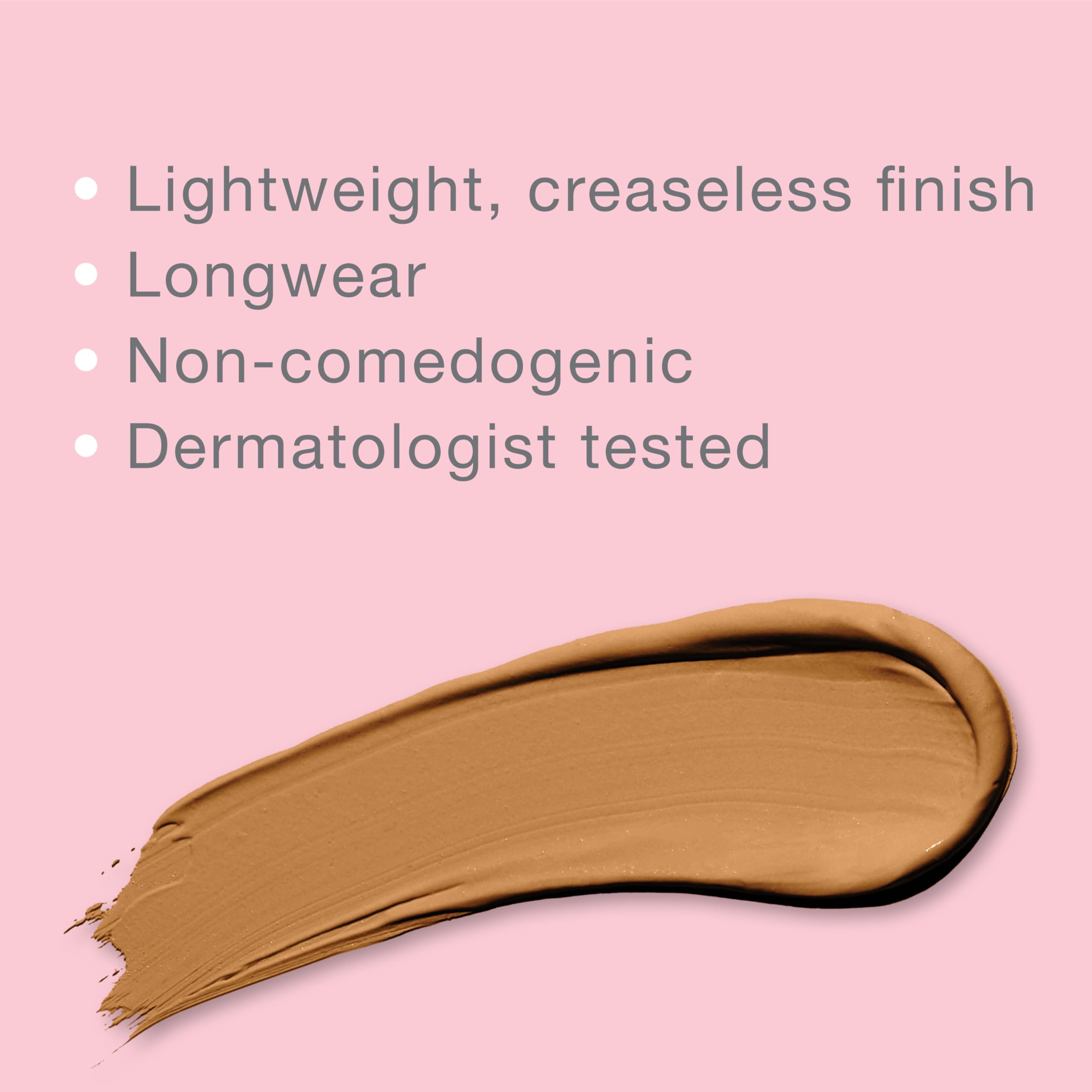 Swatch de Neutrogena Concealer Cashew para tono frío