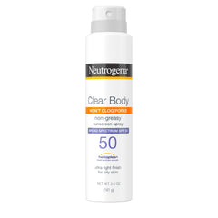 Neutrogena Cuerpo SPF50 atomizador invisible para uso diario sin manchas
