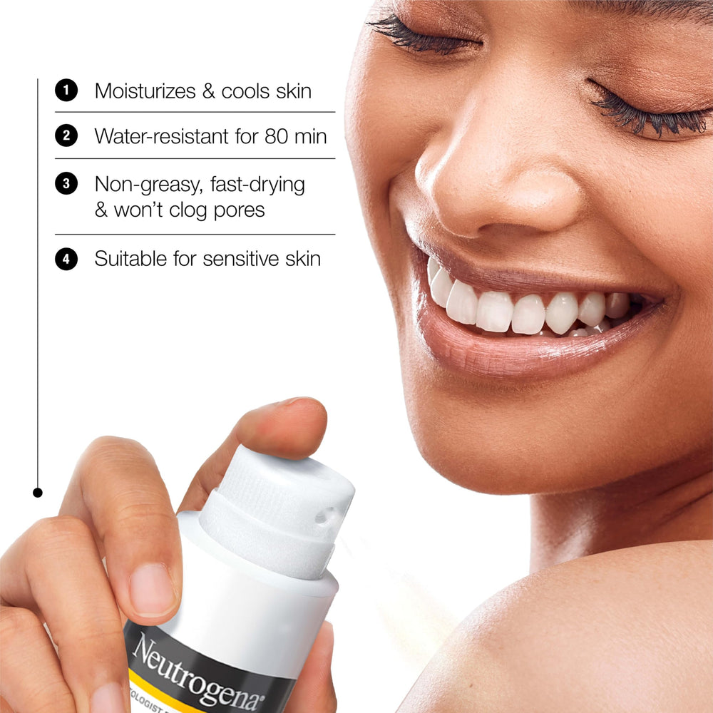 Protección duradera: Neutrogena aerosol corporal SPF50 resistente al agua, playa y deporte