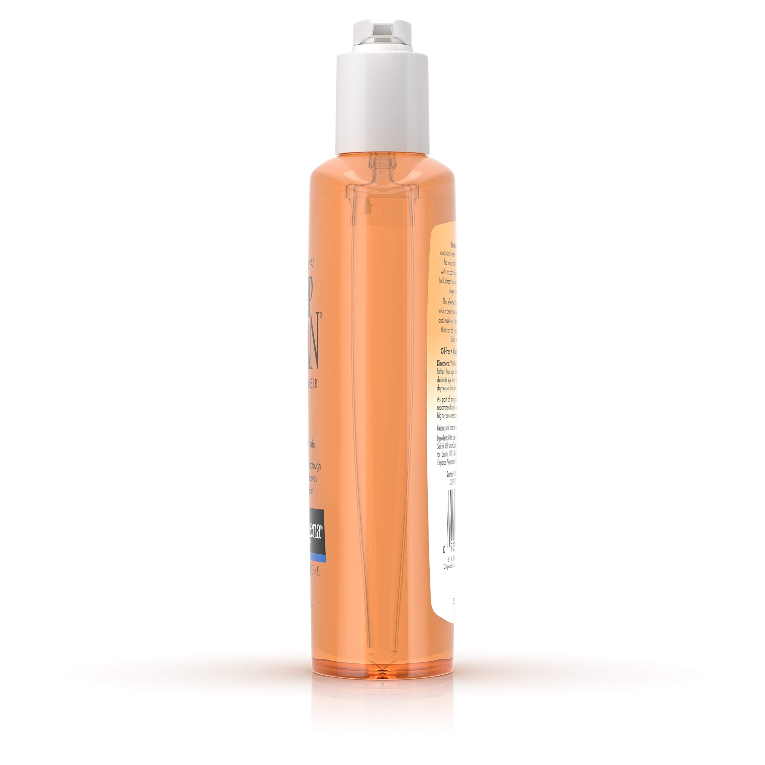 Neutrogena Deep Clean: frasco de 6,7 onzas líquidas para uso diario.