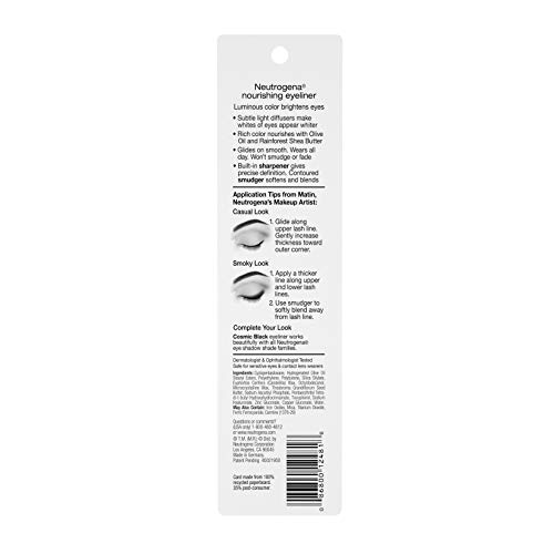 Neutrogena delineador nutritivo, fácil eliminación con removedor Oil-Free