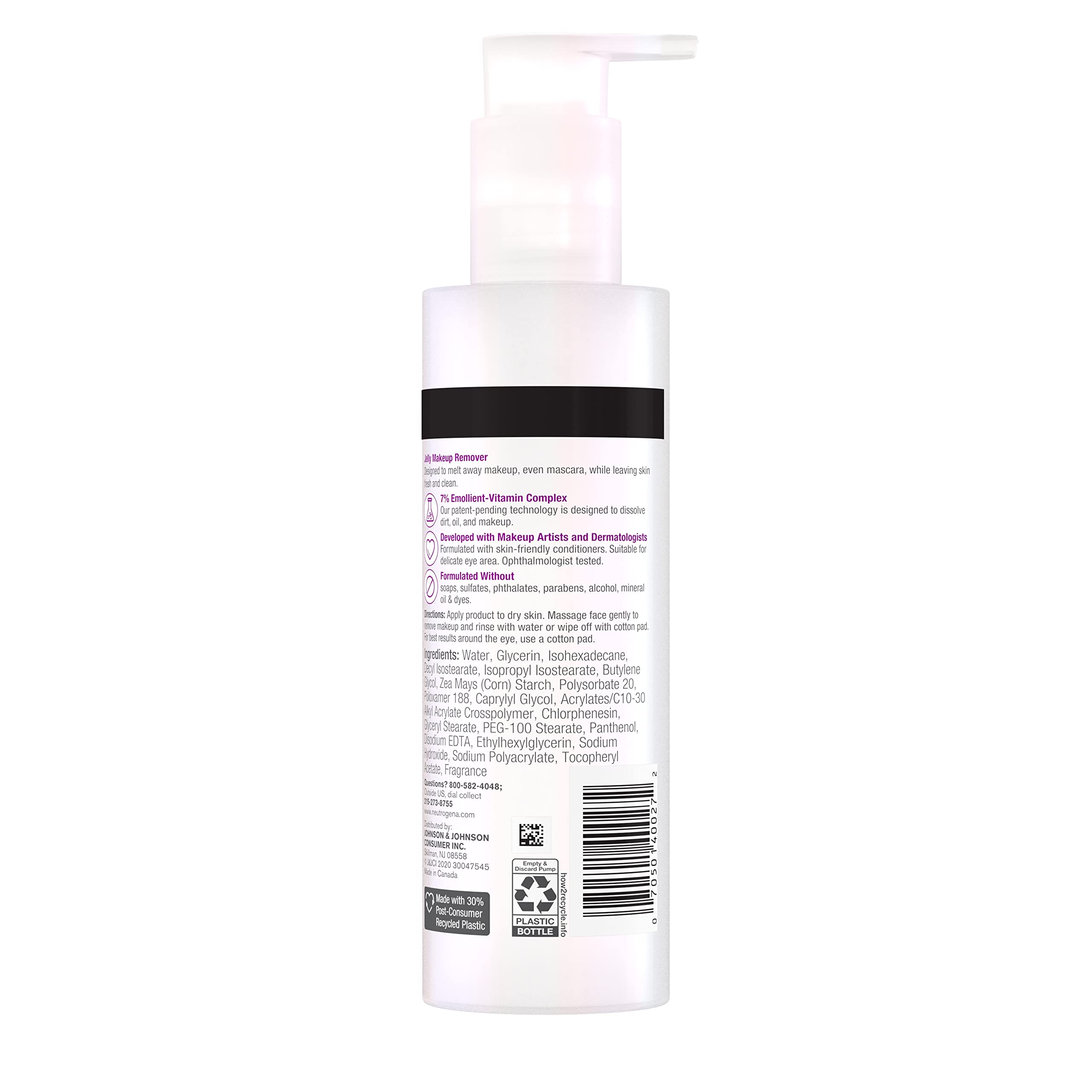 Neutrogena Desmaquillante en gel sin sulfatos para uso diario