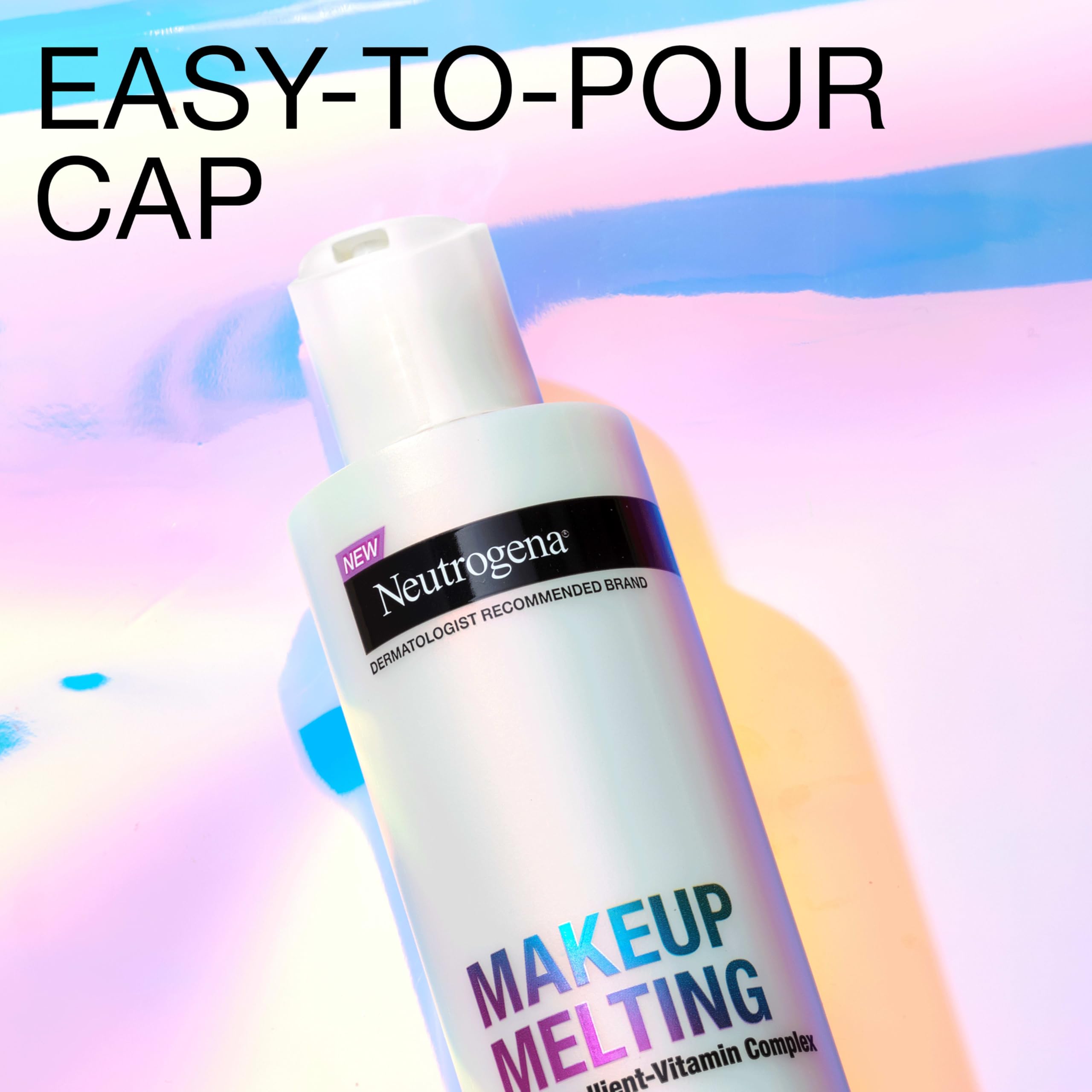 Neutrogena Leche Micelar Desmaquillante para ojos, cuidado de la piel sensible.