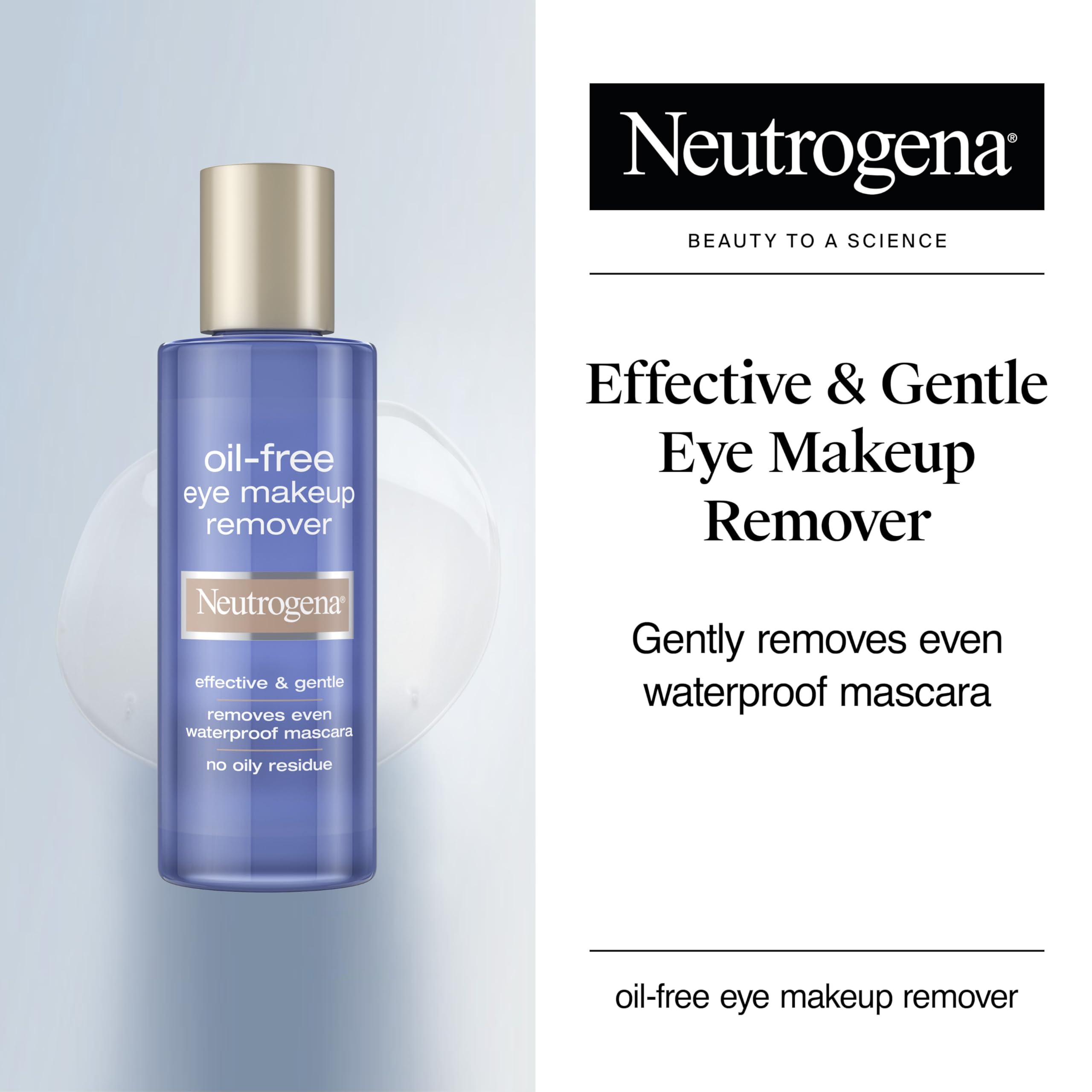 Neutrogena desmaquillante de dos fases para quitar maquillaje resistente al agua con suavidad