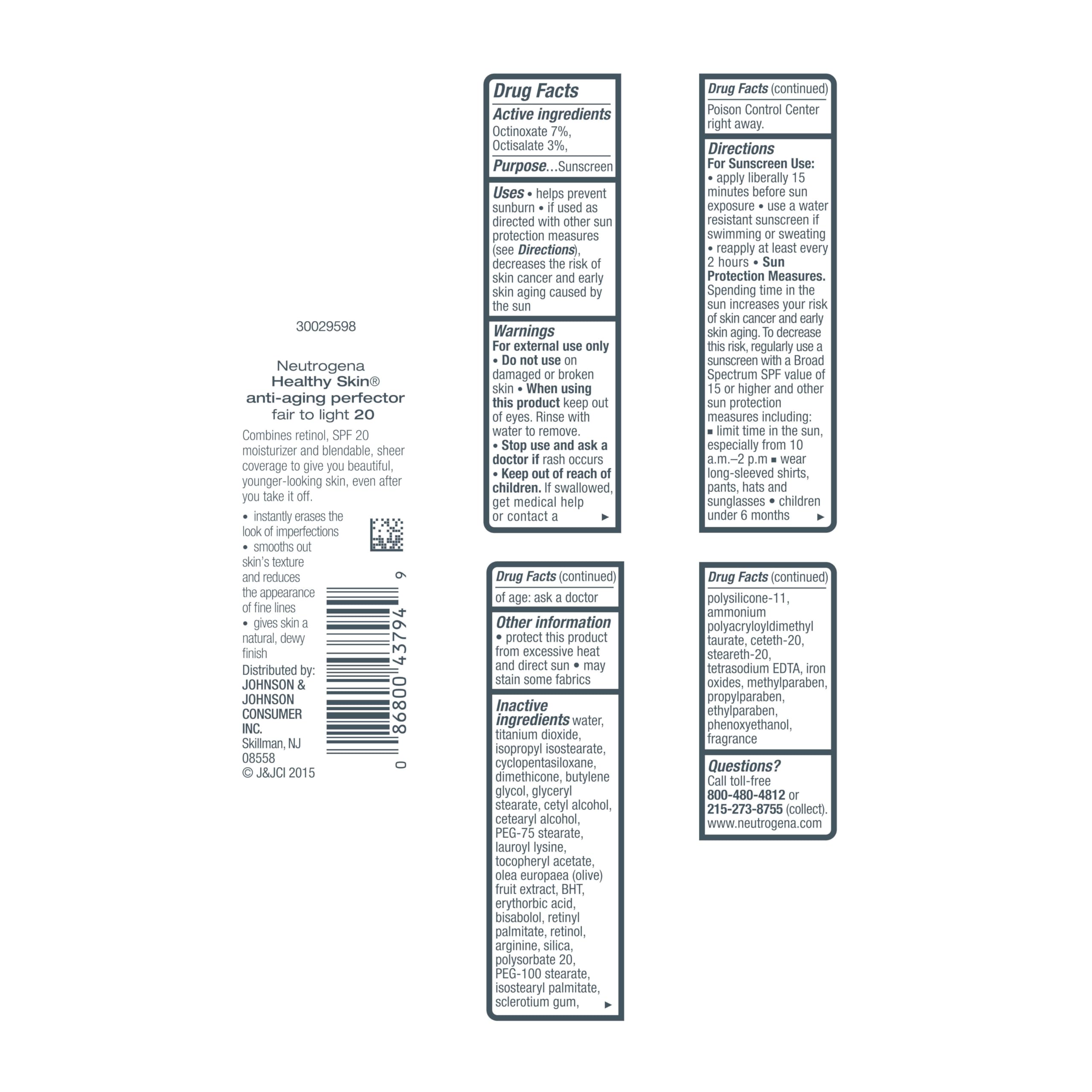 Neutrogena crema facial con retinol para uso diario.
