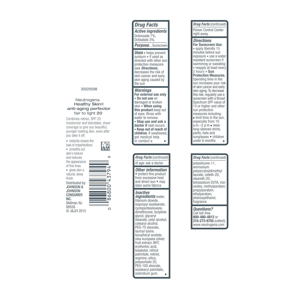 Neutrogena crema facial con retinol para uso diario.