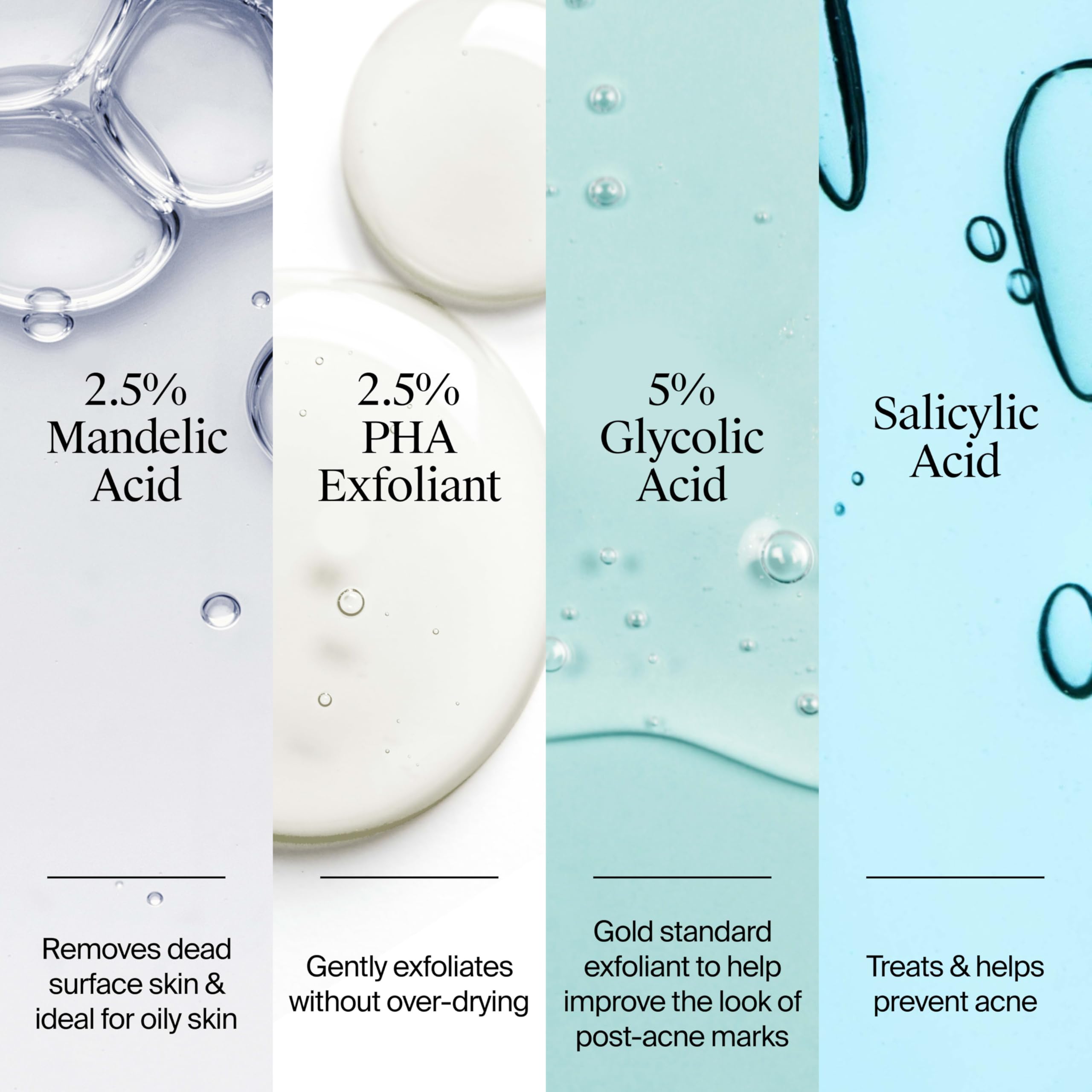 Neutrogena Evenly Clear Exfoliante, reducción de brotes en dos semanas.