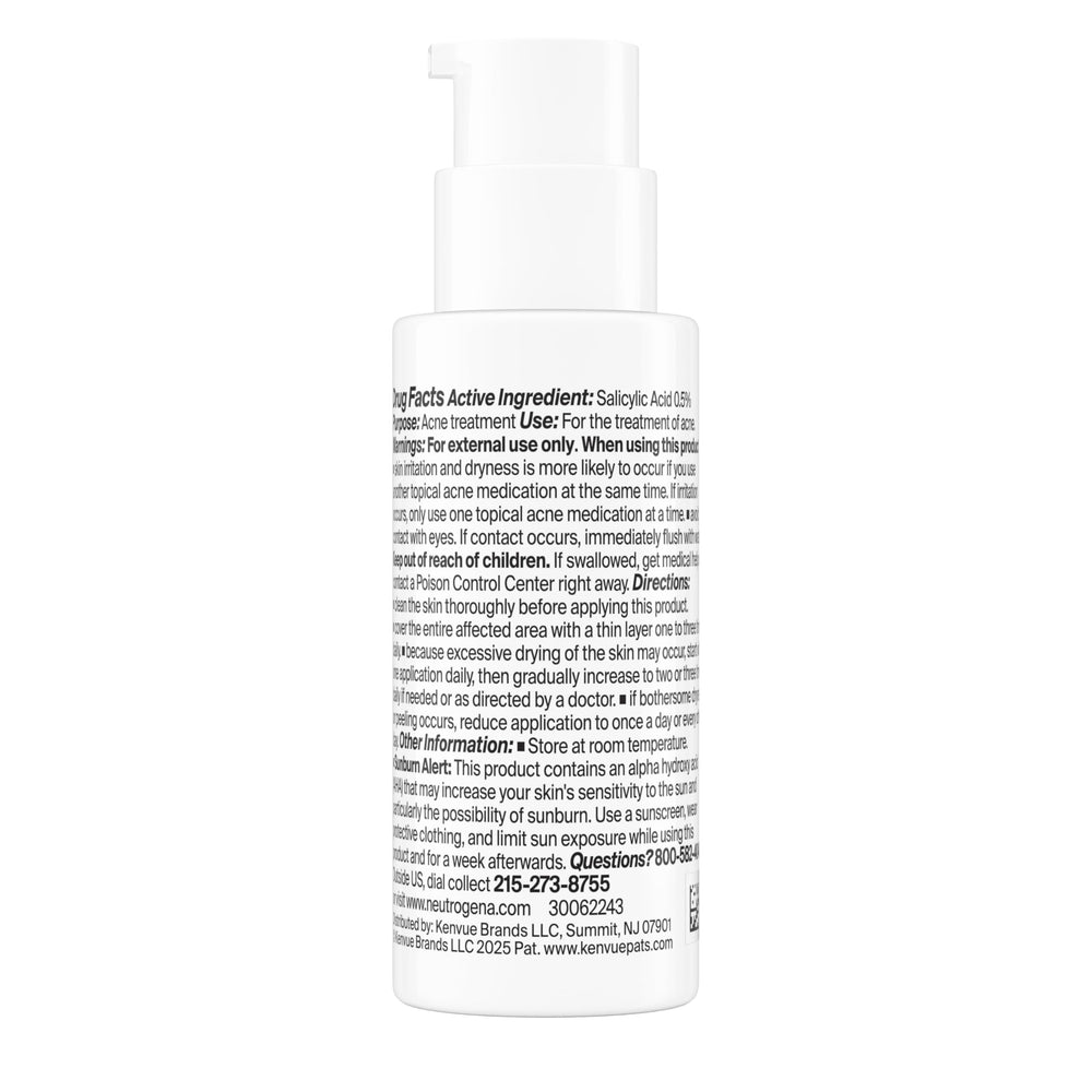 Neutrogena Evenly Clear Exfoliante, resultados visibles para piel luminosa.