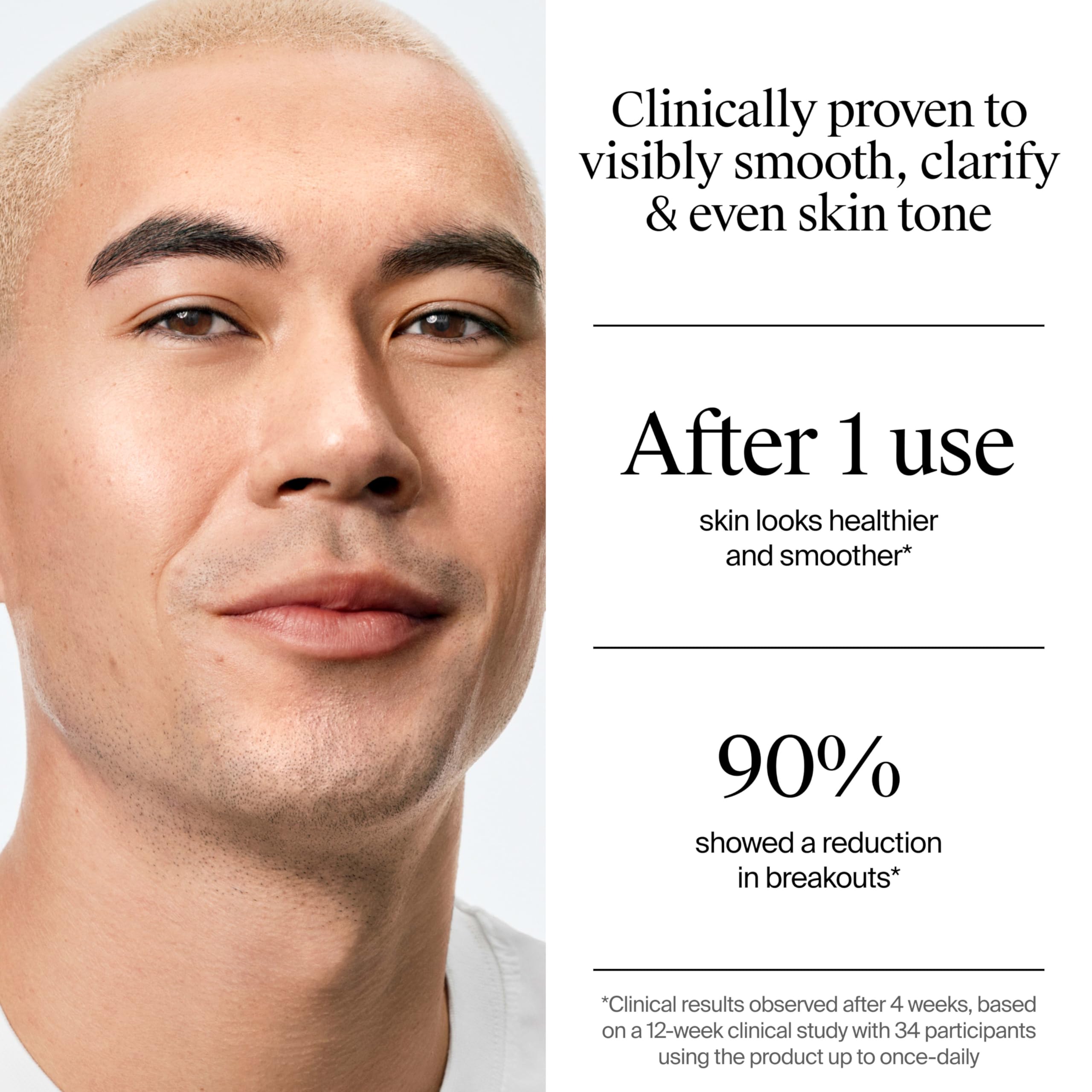 Neutrogena Evenly Clear Exfoliante, tono de piel más uniforme.