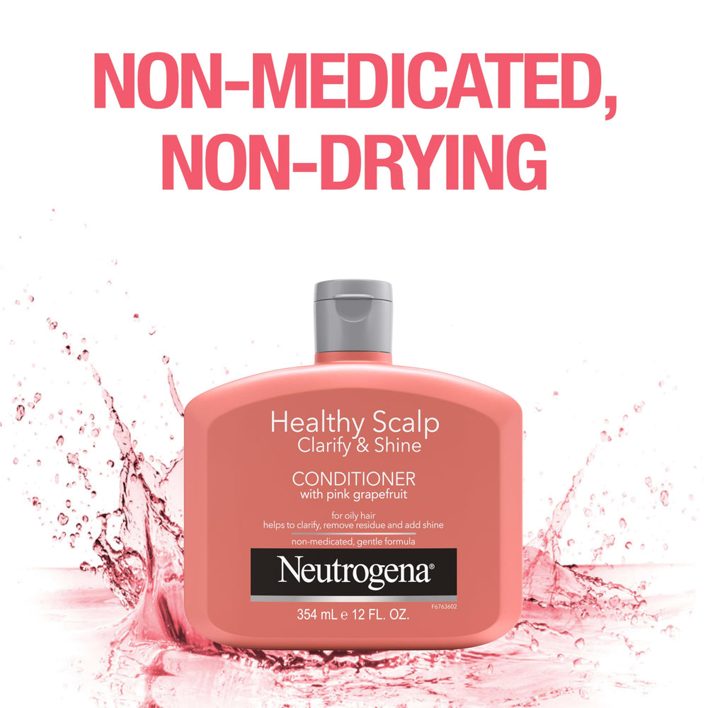 Neutrogena Exfoliating Healthy Scalp Clarify & Shine: aplicación suave en manos para uso diario