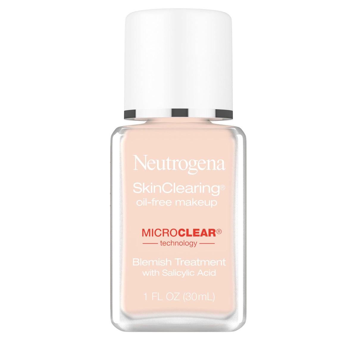 Neutrogena fundación líquida tono marfil natural, cobertura natural y control de brillos.