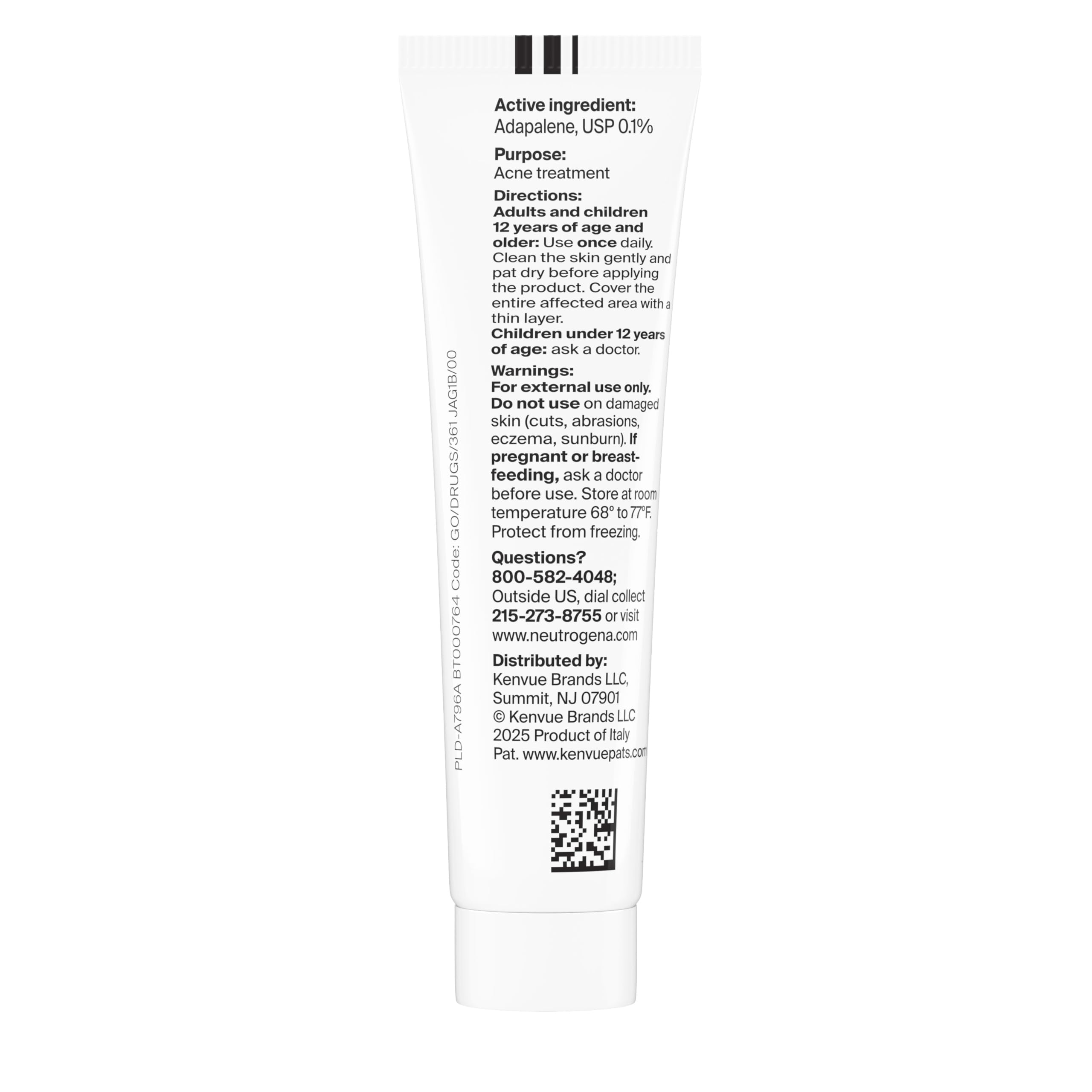 Neutrogena gel evitar ojos y labios durante la aplicacion