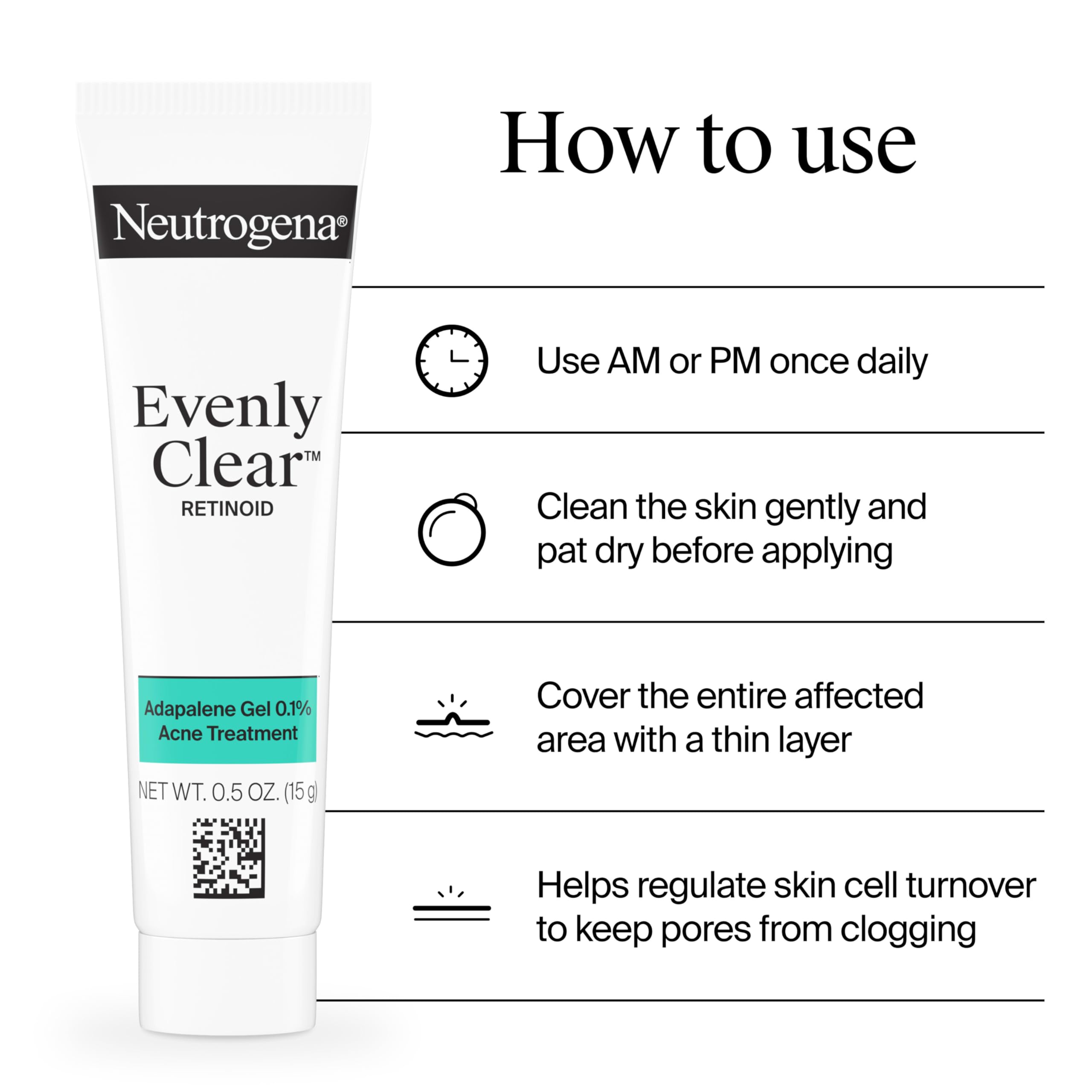 Neutrogena gel ligero, sin fragancia, se mezcla con maquillaje