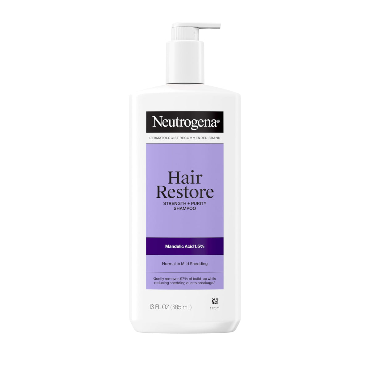 Neutrogena Restauración de Cabello: botella en baño purifica y fortalece.
