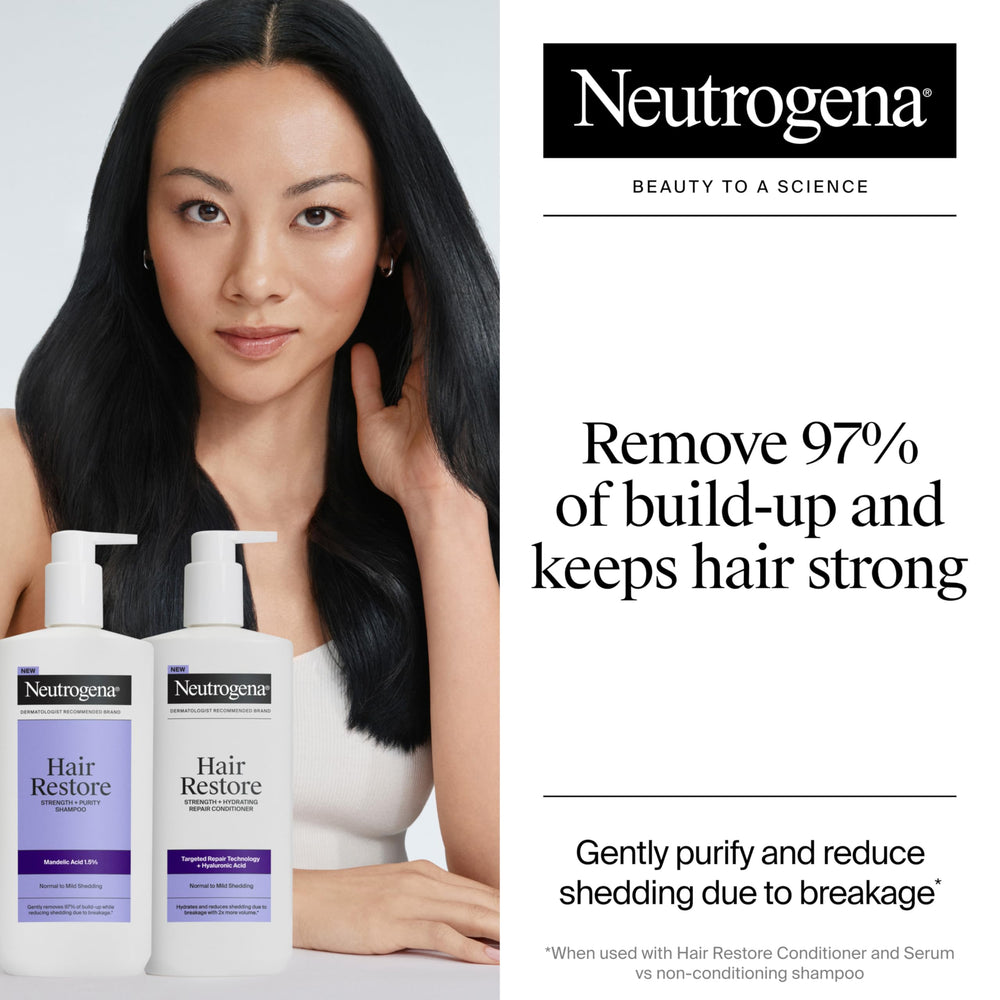 Neutrogena Restauración de Cabello: espuma suave para limpieza purificante.