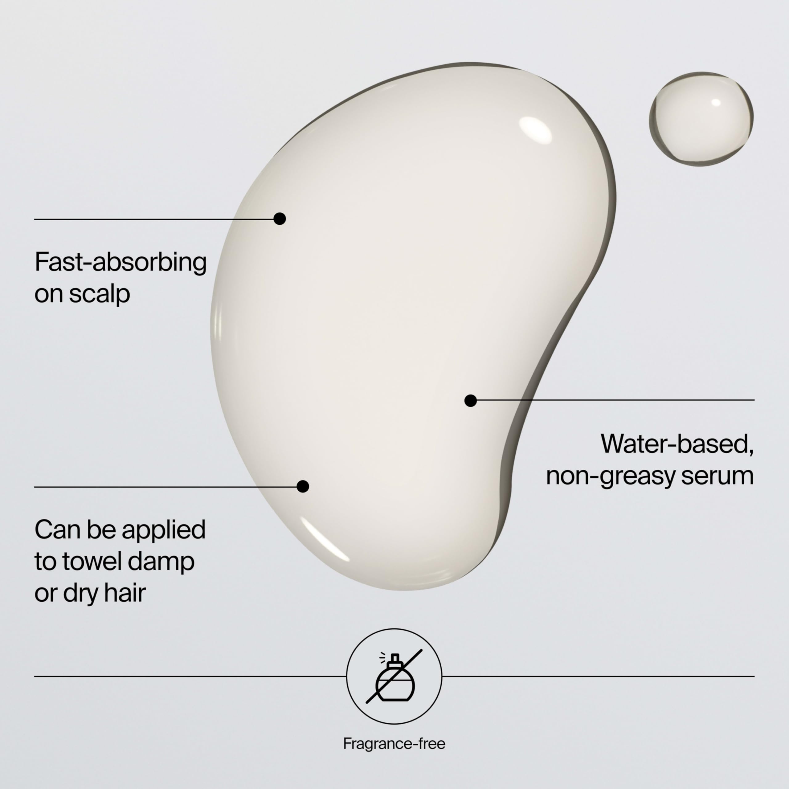 Neutrogena Hair Restore micro-peptide XP-graphic emphasizes advanced formula for root revitalization