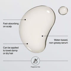 Neutrogena Hair Restore micro-peptide XP-graphic emphasizes advanced formula for root revitalization