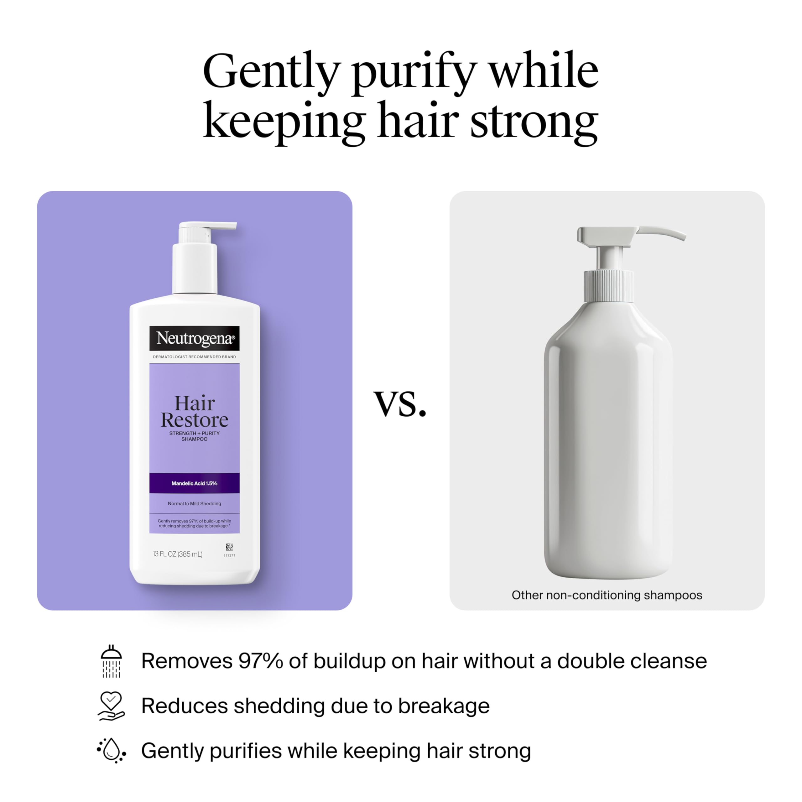 Neutrogena Restauración de Cabello: recomendado por dermatólogos.