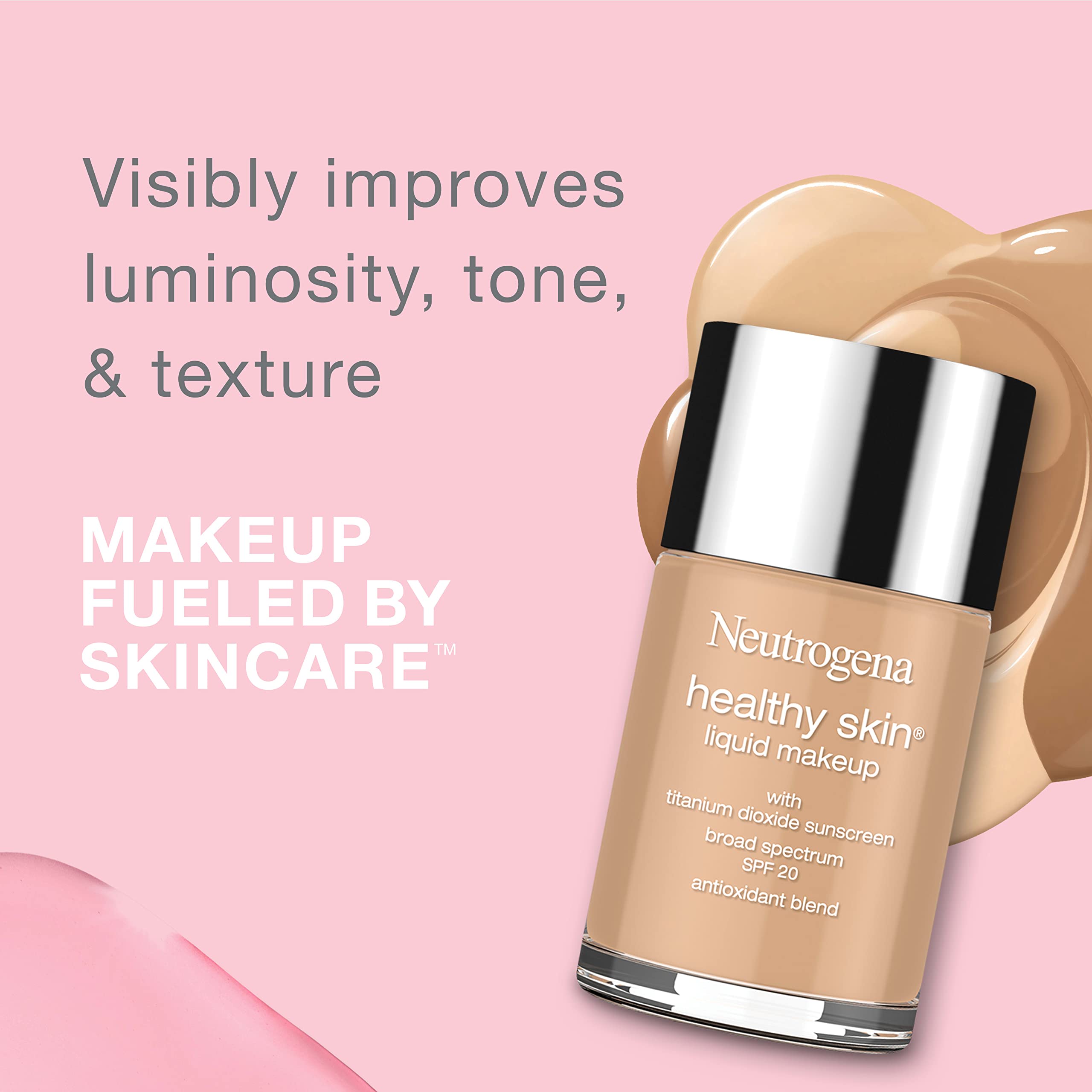 Neutrogena Healthy Skin SPF20: cobertura media para piel radiante.