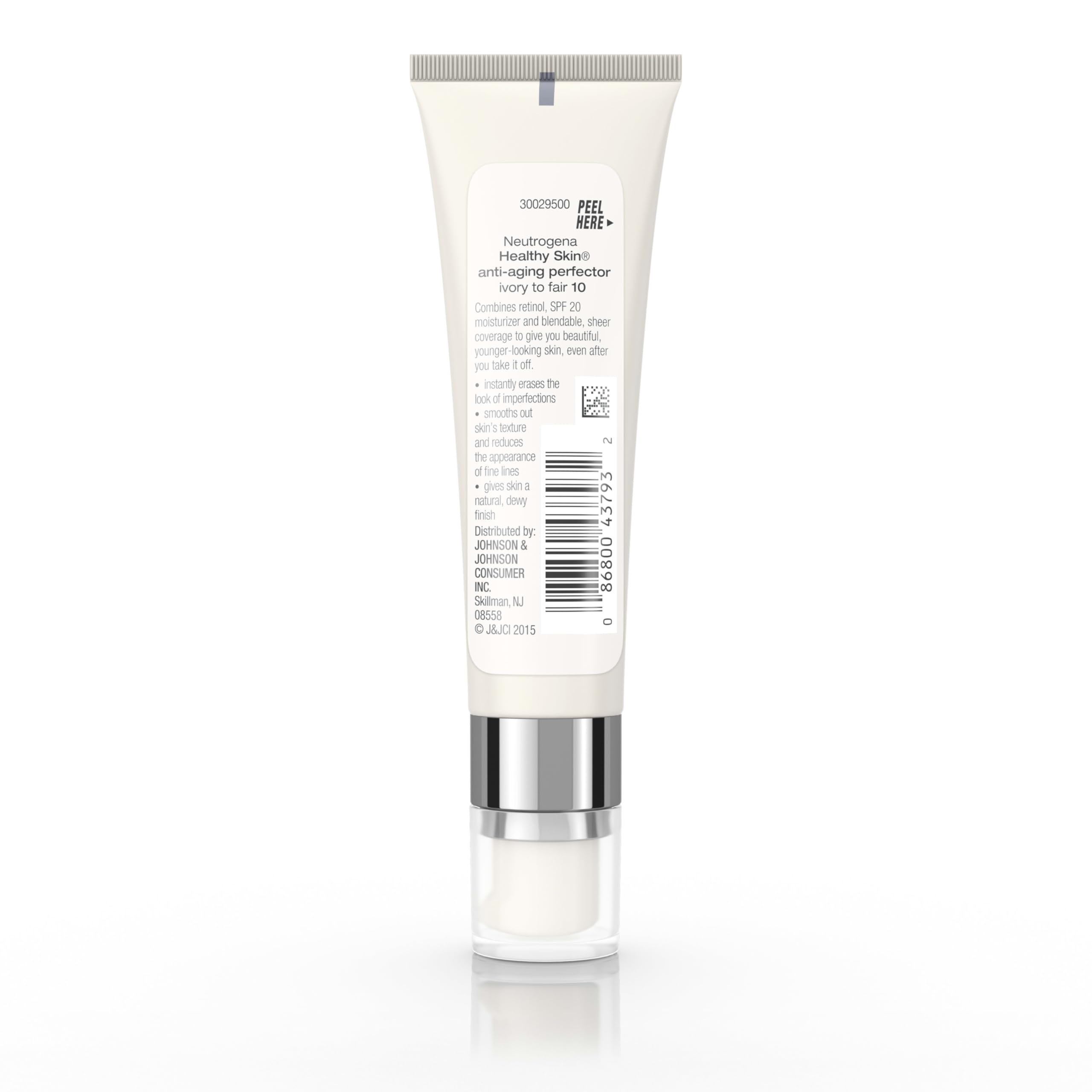 Textura suave de Neutrogena Healthy Skin Perfector para aplicación uniforme