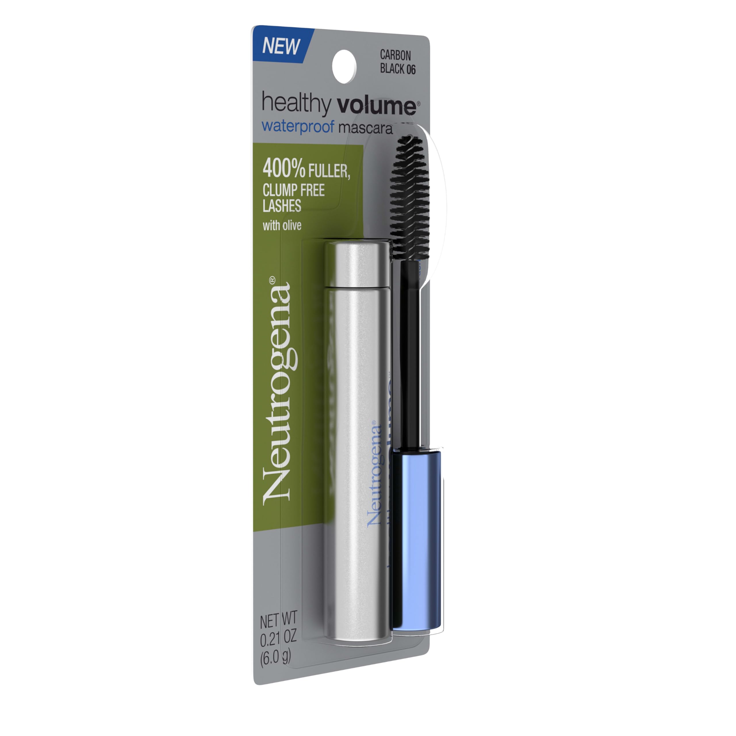 Aceite de almendra en Neutrogena Healthy Volume Mascara para protección exterior.
