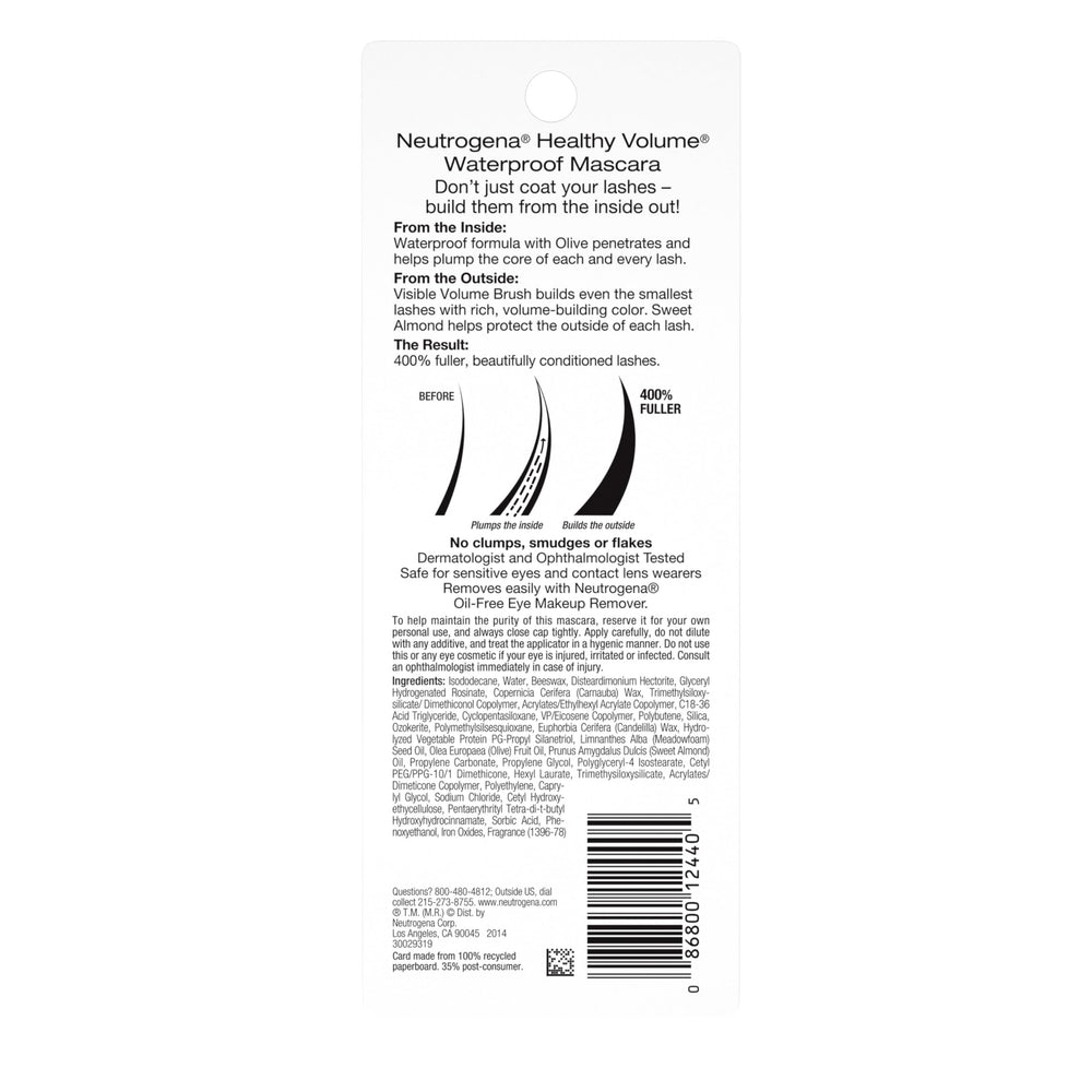 Neutrogena Healthy Volume remoción fácil con desmaquillante suave
