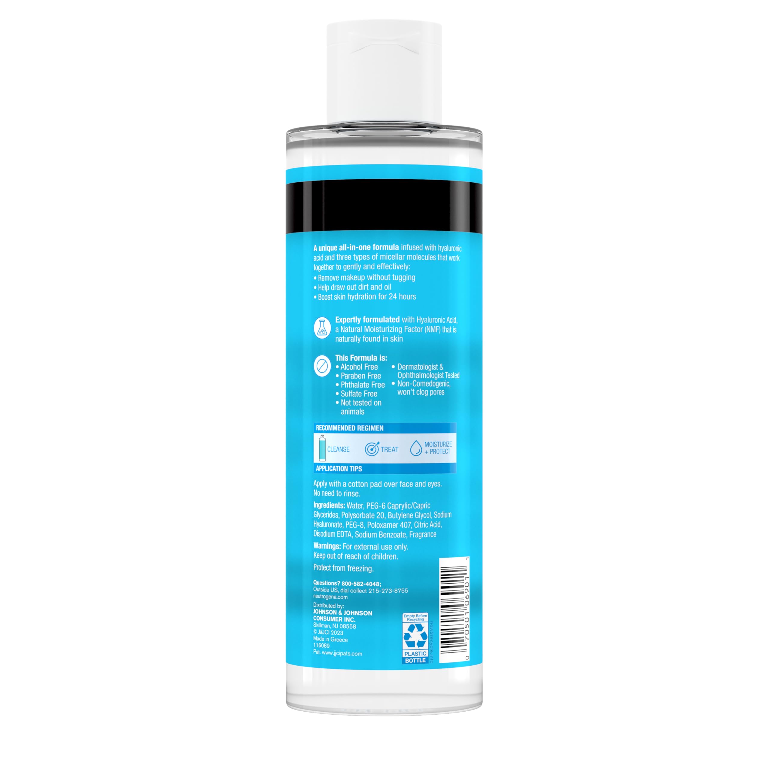 Tratamiento para ojos y rostro, ideal para rutina de limpieza diaria.