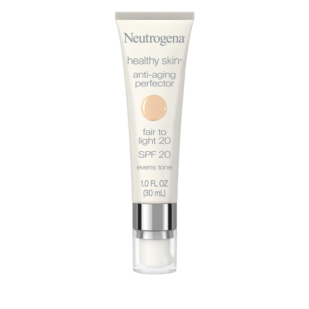 Neutrogena Healthy Skin en tubo de 1 onza, hidratante tintado para tono uniforme.