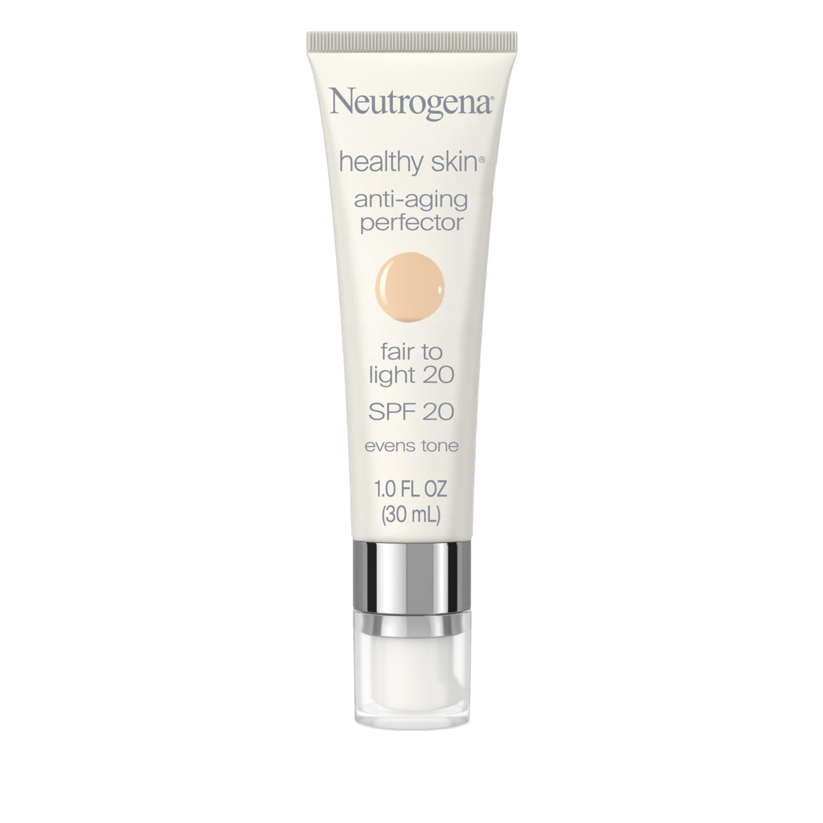 Neutrogena Healthy Skin en tubo de 1 onza, hidratante tintado para tono uniforme.