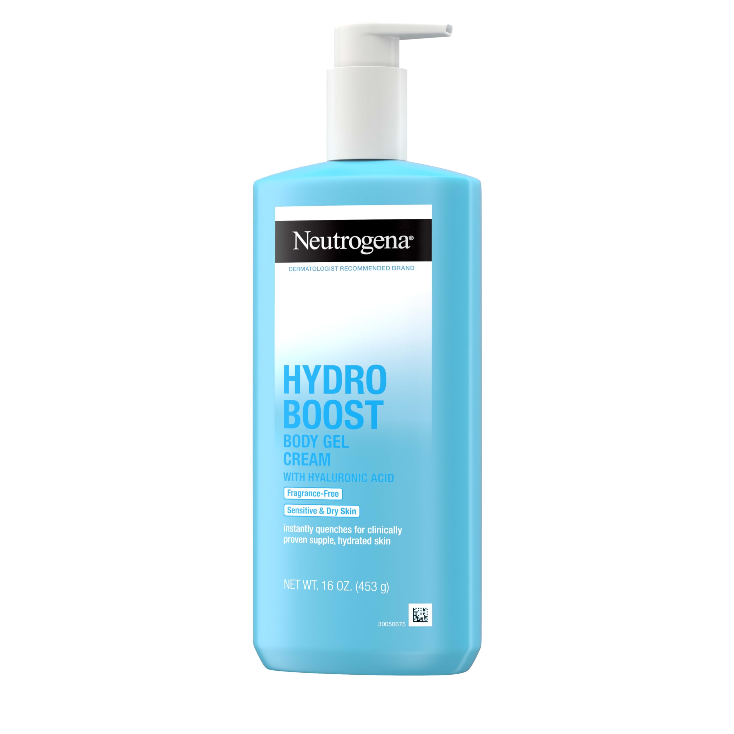 Neutrogena Hydro Boost absorcion rápida, sensación ligera y no grasa.
