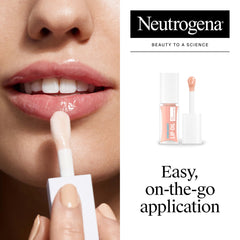 Neutrogena Hydro Boost brillo lujoso en labios suaves y nutridos.