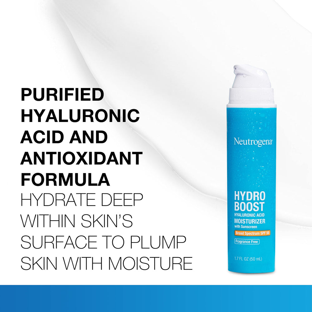 Neutrogena Hydro Boost: ácido hialurónico y glicerina para hidratación profunda