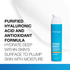 Neutrogena Hydro Boost: ácido hialurónico y glicerina para hidratación profunda